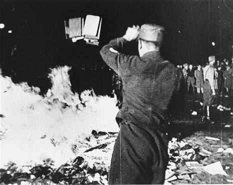 477 Book burning after looting of Institute of Sexology