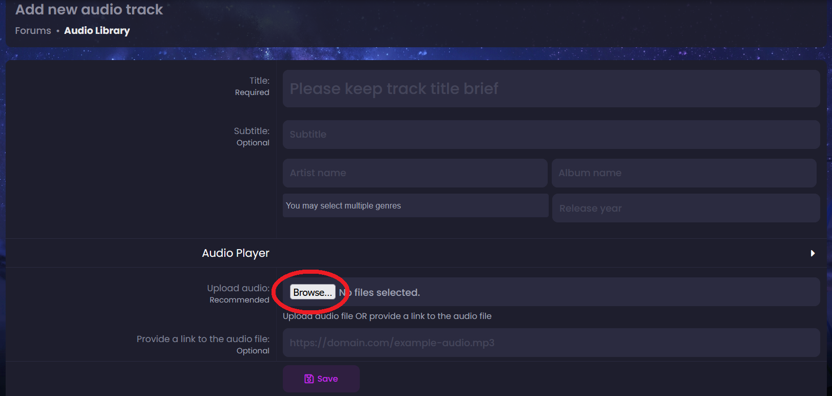 Audio Editor