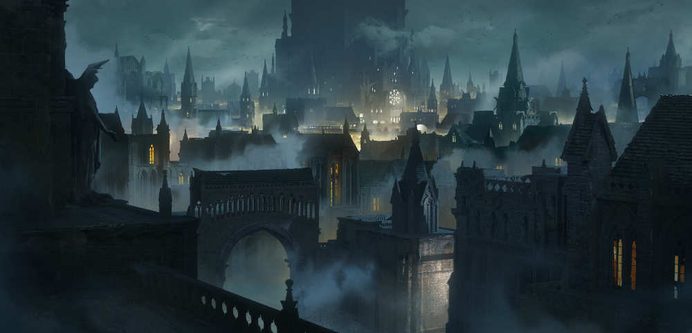 Dark academia city