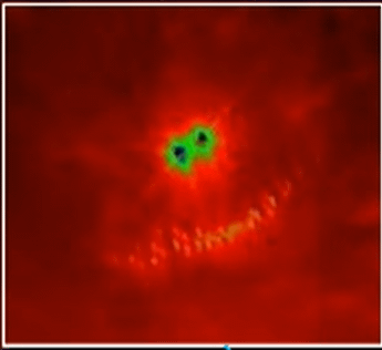 Infrared telescope the blocked image in google sky 206 v0 lizoce768q171