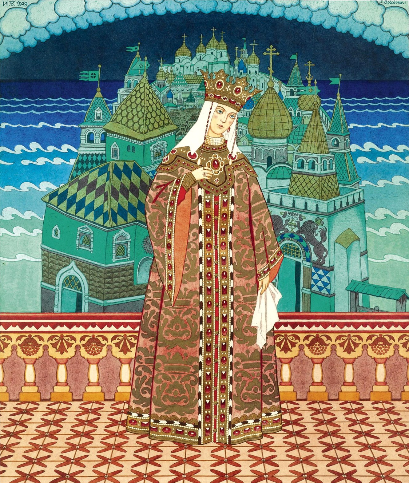 Ivan Bilibin Tsaritsa Militritsa
