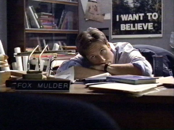 Mulder and i want to believe poster