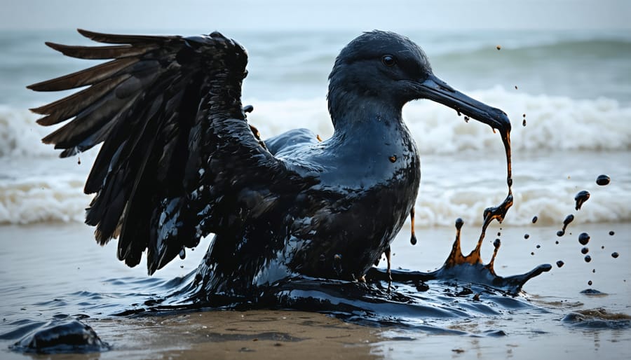 Oil affected seabird 2200914549