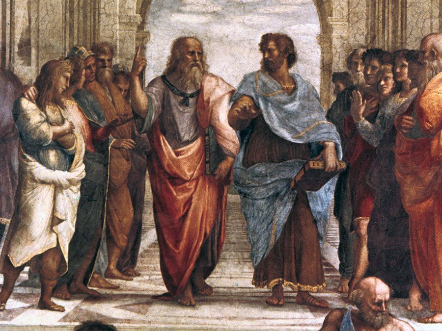 Plato and aristotle