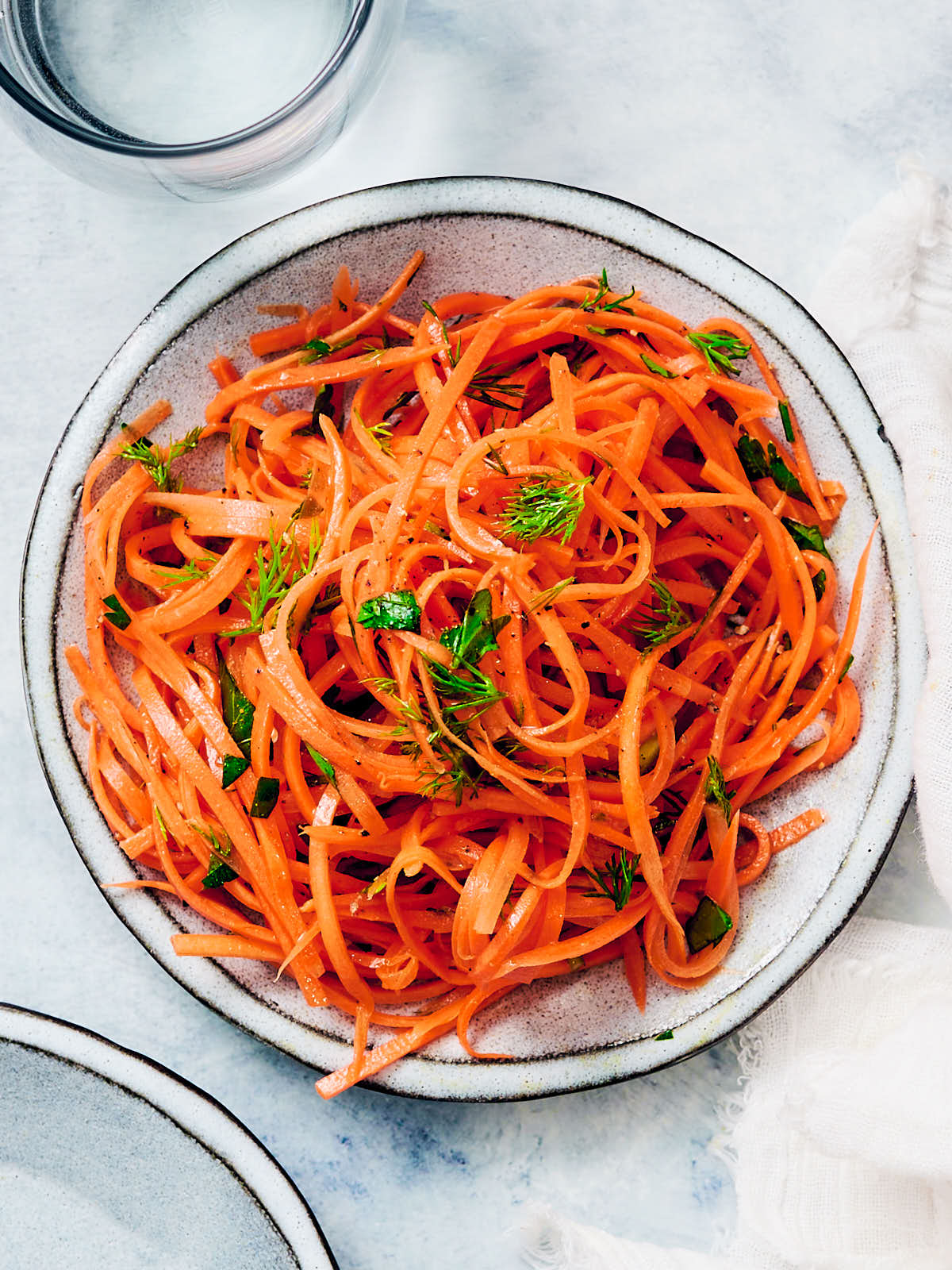 Raw Carrot Salad Evergreen Kitchen 1