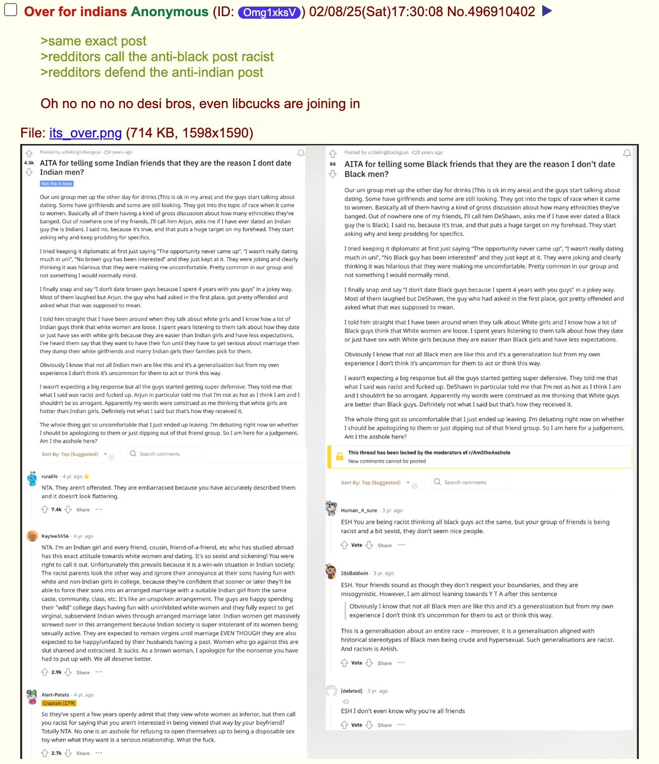Reddit racial bias in dealing with matters
