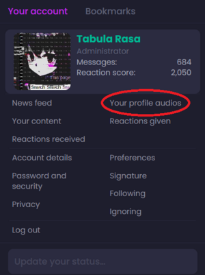 Profile Audio Profile Audio
