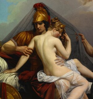 4437948 1016px Venus and Mars detail Surprised by Vulcan   Guillemot Alexandre Charles