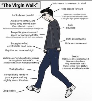 The original virgin vs chad meme originally started as just v0 0ip18kb1qxke1