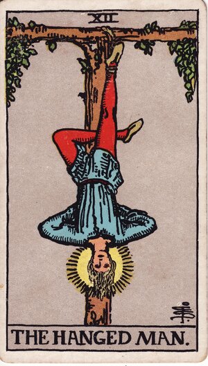 RWS Tarot 12 Hanged Man 2