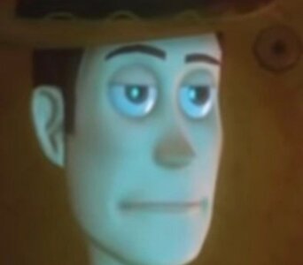 Disappointed woody